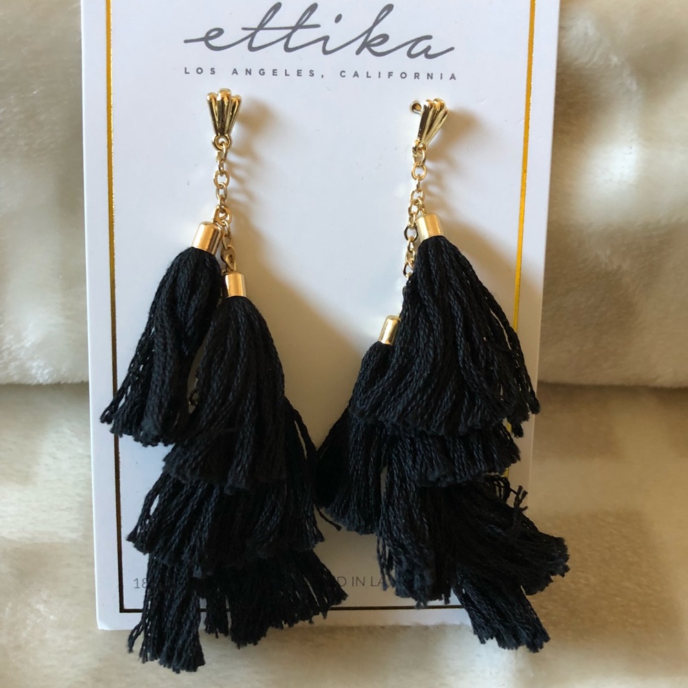 Ettika Daydreamer Tassel Earrings